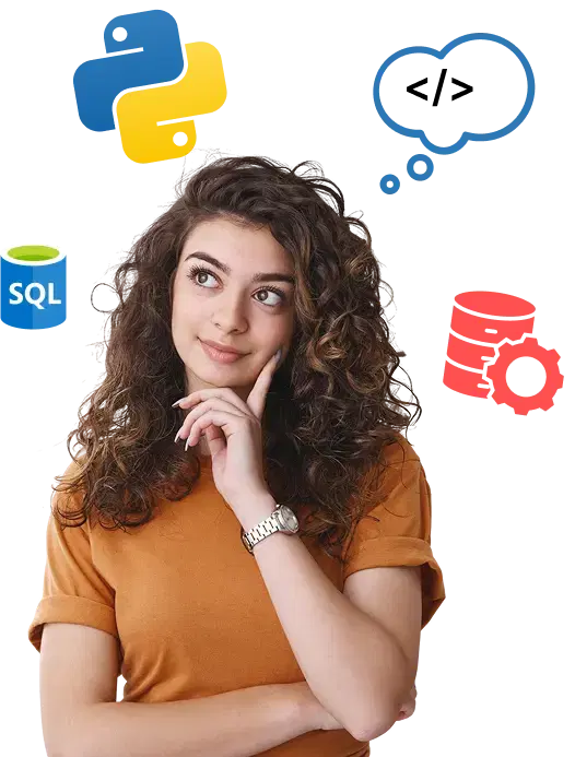 Thinking girl